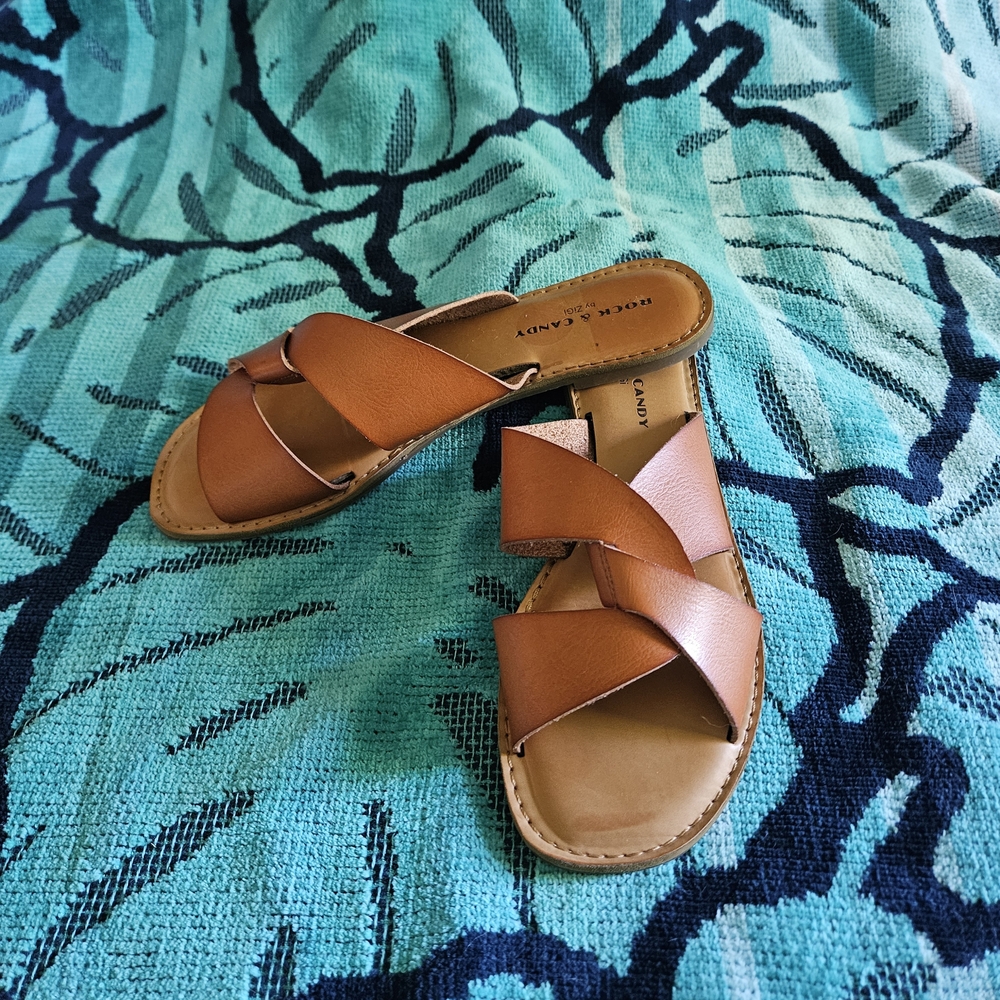 Vegan Leather Sandals